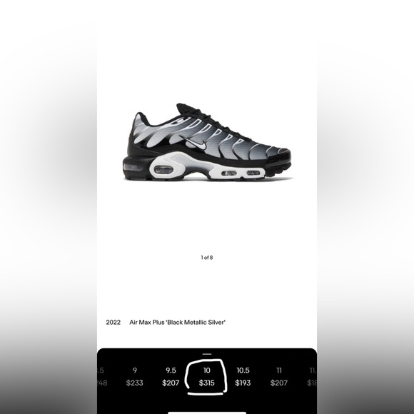 Air max plus ‘Black metallic Silvers’